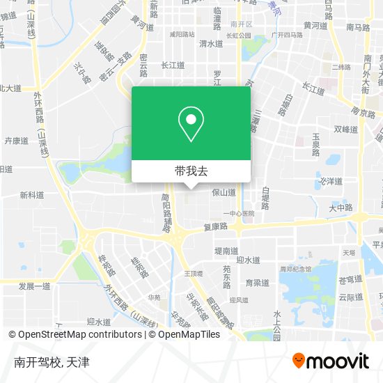 南开驾校地图