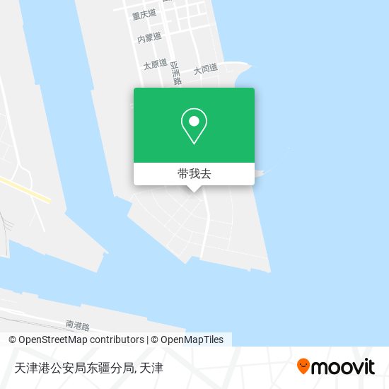 天津港公安局东疆分局地图