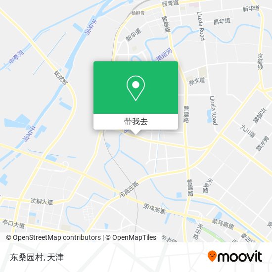 东桑园村地图