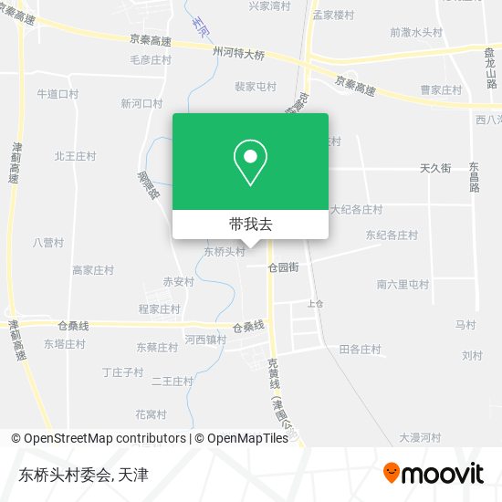 东桥头村委会地图