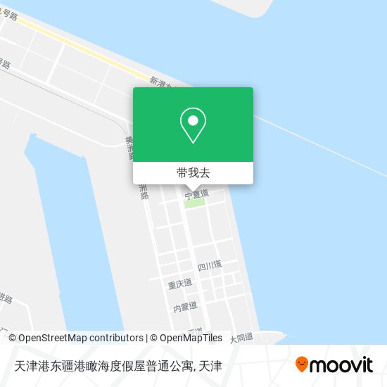 天津港东疆港瞰海度假屋普通公寓地图