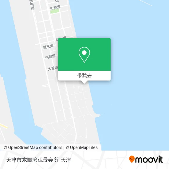 天津市东疆湾观景会所地图