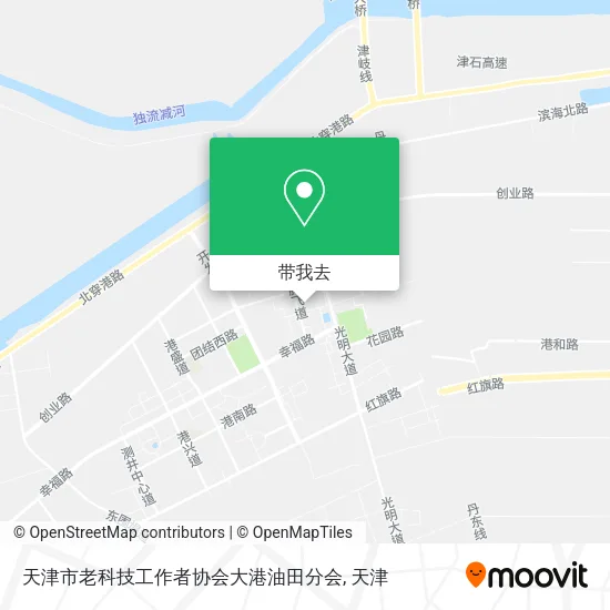 天津市老科技工作者协会大港油田分会地图