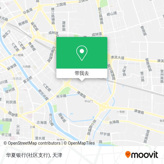 华夏银行(社区支行)地图