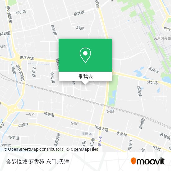金隅悦城·茗香苑-东门地图