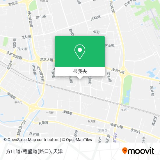 方山道/程盛道(路口)地图
