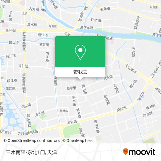 三水南里-东北1门地图