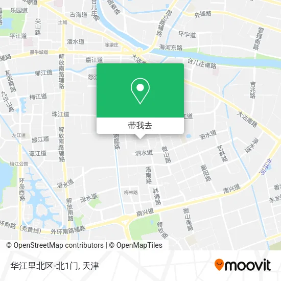 华江里北区-北1门地图