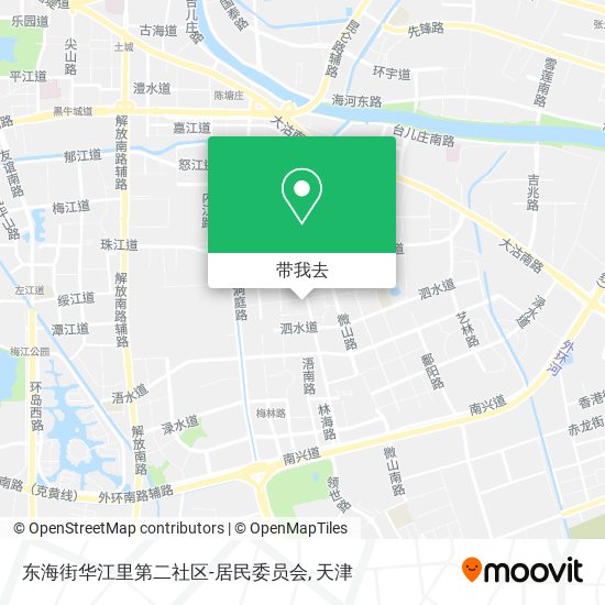 东海街华江里第二社区-居民委员会地图