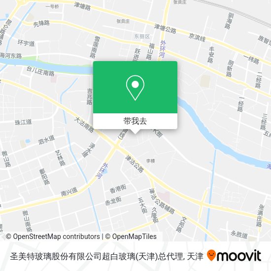 圣美特玻璃股份有限公司超白玻璃(天津)总代理地图