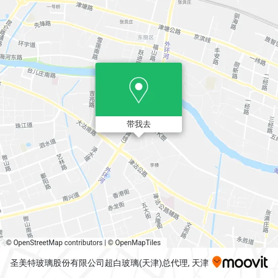 圣美特玻璃股份有限公司超白玻璃(天津)总代理地图