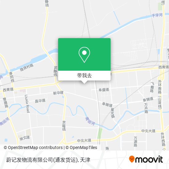 蔚记发物流有限公司(通发货运)地图