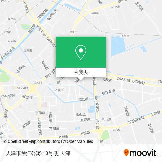 天津市琴江公寓-10号楼地图