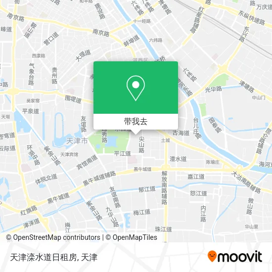 天津滦水道日租房地图