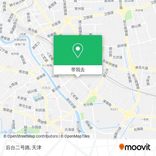 后台二号路地图