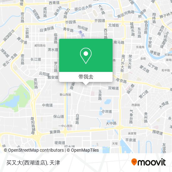 买又大(西湖道店)地图