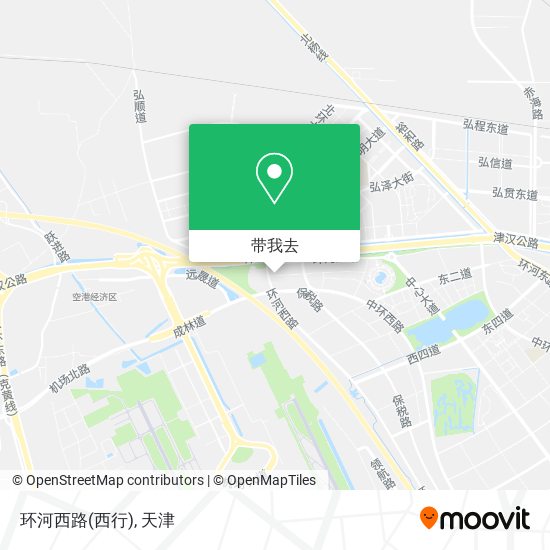环河西路(西行)地图