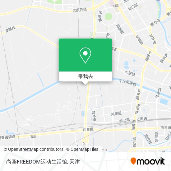 尚宾FREEDOM运动生活馆地图