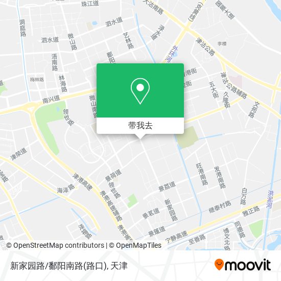 新家园路/鄱阳南路(路口)地图