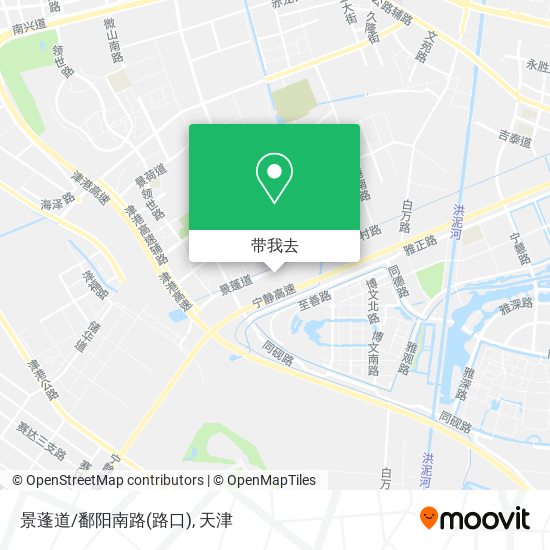 景蓬道/鄱阳南路(路口)地图