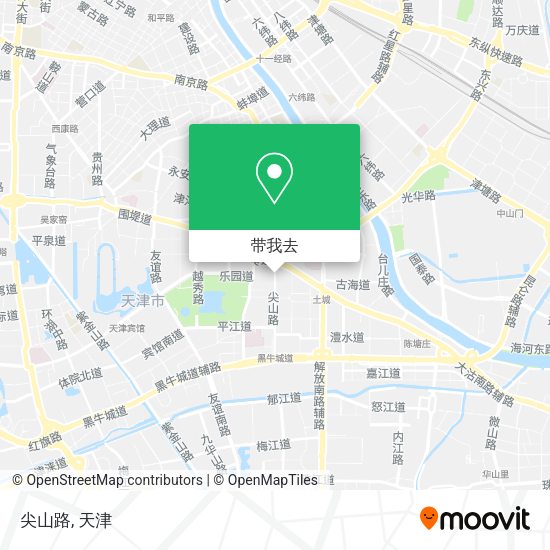 尖山路地图