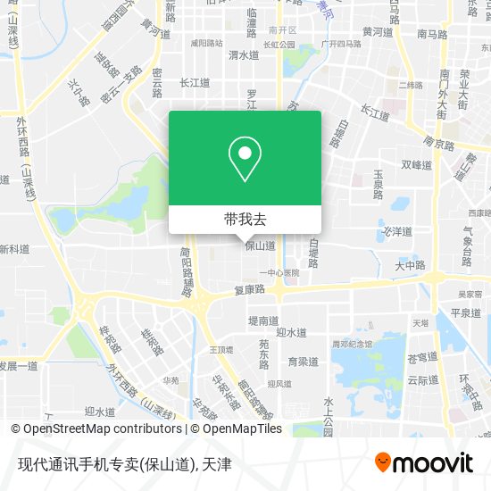 现代通讯手机专卖(保山道)地图