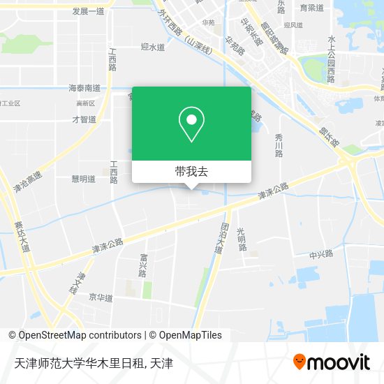 天津师范大学华木里日租地图