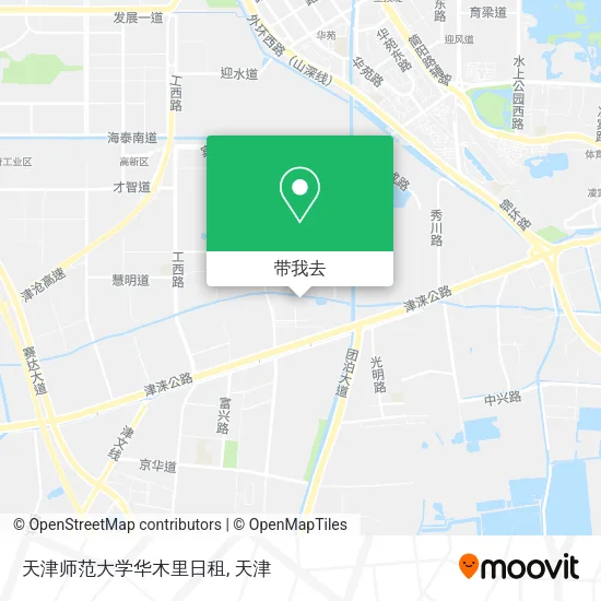 天津师范大学华木里日租地图