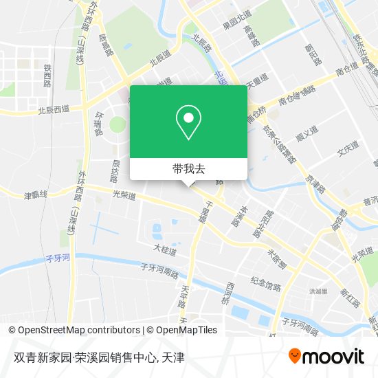 双青新家园·荣溪园销售中心地图