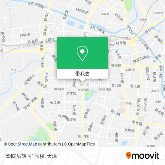 影院后胡同1号楼地图