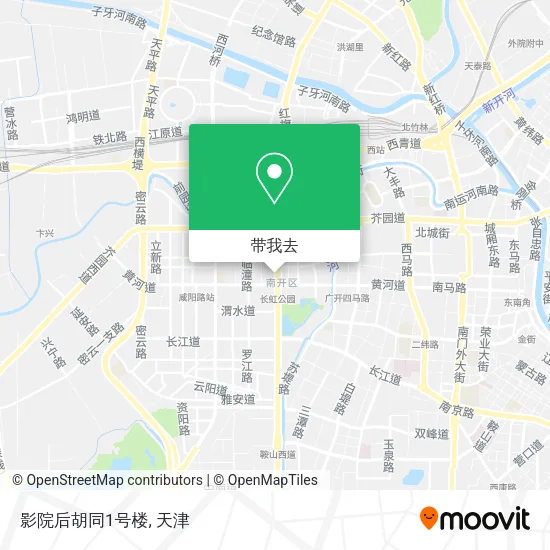 影院后胡同1号楼地图