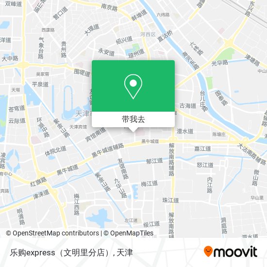 乐购express（文明里分店）地图