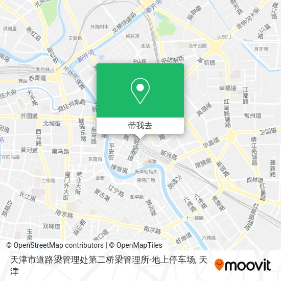 天津市道路梁管理处第二桥梁管理所-地上停车场地图