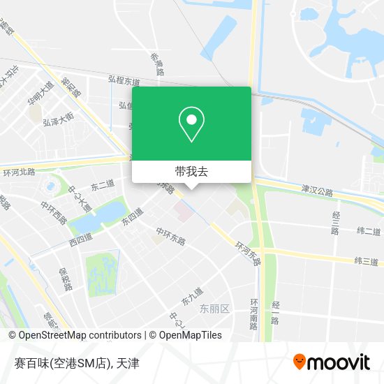 赛百味(空港SM店)地图