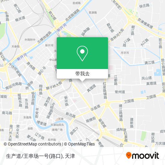 生产道/王串场一号(路口)地图