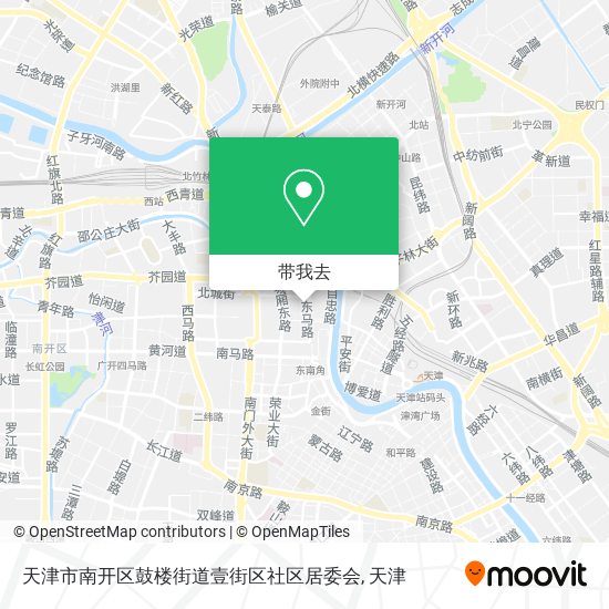 天津市南开区鼓楼街道壹街区社区居委会地图