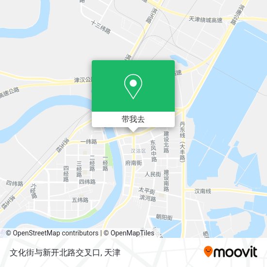 文化街与新开北路交叉口地图