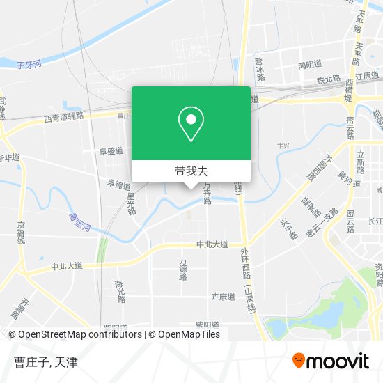 曹庄子地图