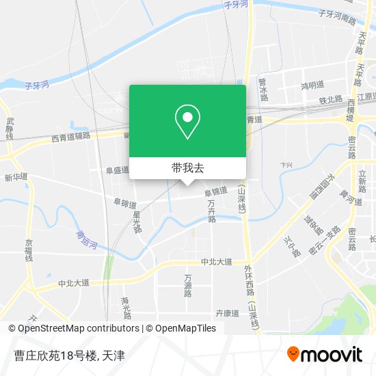 曹庄欣苑18号楼地图