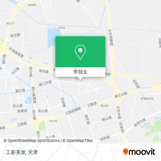 工薪美发地图