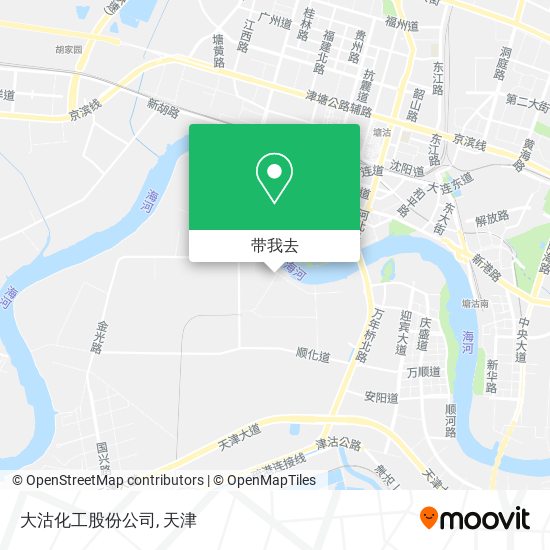 大沽化工股份公司地图