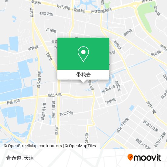 青泰道地图