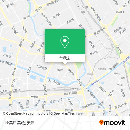 kk美甲美妆地图