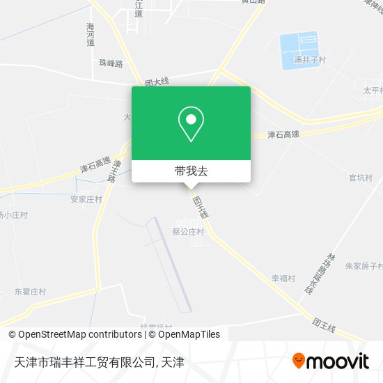 天津市瑞丰祥工贸有限公司地图