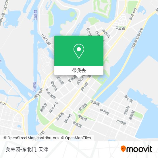 美林园-东北门地图