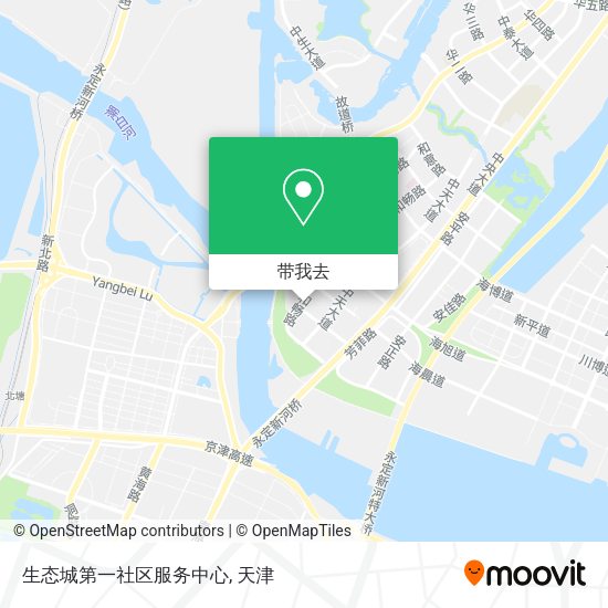 生态城第一社区服务中心地图