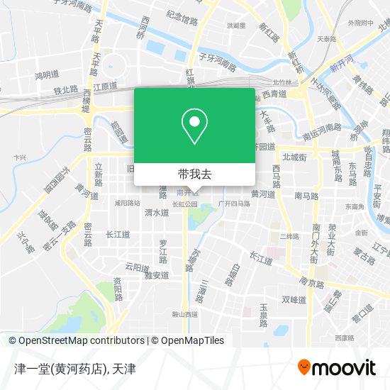 津一堂(黄河药店)地图