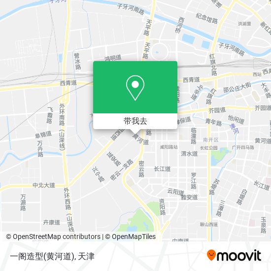 一阁造型(黄河道)地图