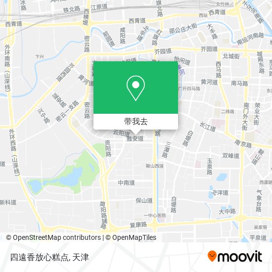 四遠香放心糕点地图