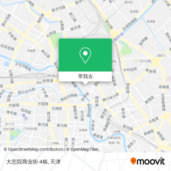 大悲院商业街-4栋地图